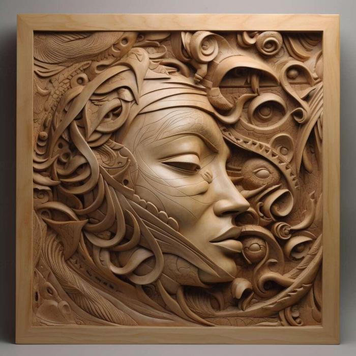 نموذج ثلاثي الأبعاد لآلة CNC 3D Art 